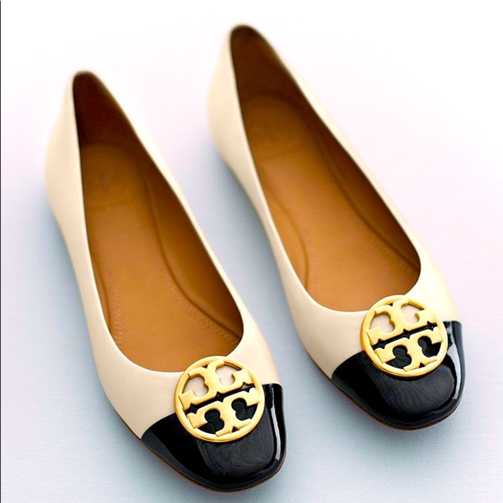 TORY BURCH Chelsea Cap Toe Ballet Flats